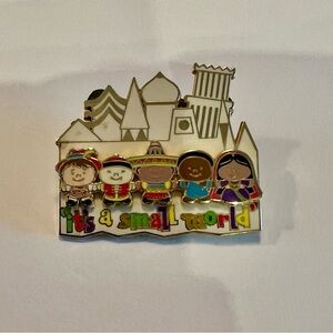It's a Small World Multicolor Enamel Collector’s Pin